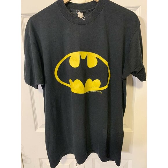 Vtg 80’s Batman Logo DC Movie Promo DC Comics T Shirt Mens Sz XL 1964‎ - Picture 3 of 9
